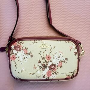 Coach Sadie Crossbody Clutch with Floral Bundle Print